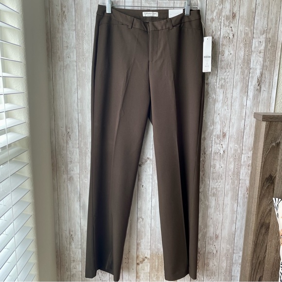 Coldwater Creek Pants - Coldwater Creek Natural Fit Brown Slacks/Trousers NWT Size 4